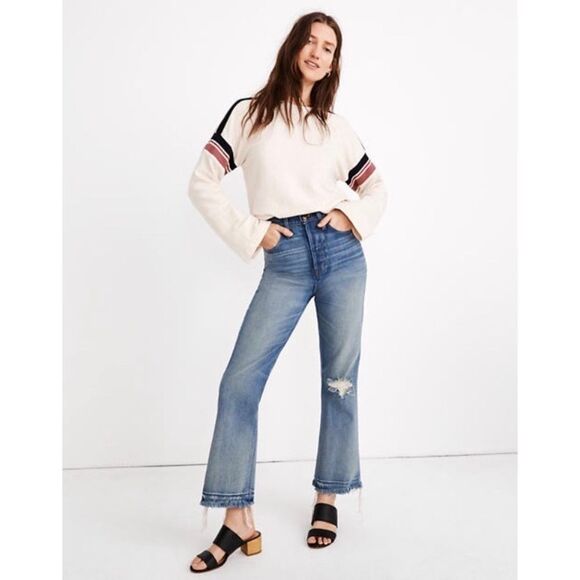 Madewell Rivet & Thread Relaxed Bootcut Jeans - Picture 1 of 7